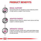 ROYAL CANIN® Veterinary Diet Rénal Chien Croquettes Au Poisson, 2kg