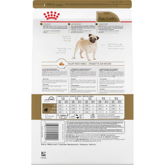 ROYAL CANIN® Pug Adult Dry Dog Food, 1,5kg