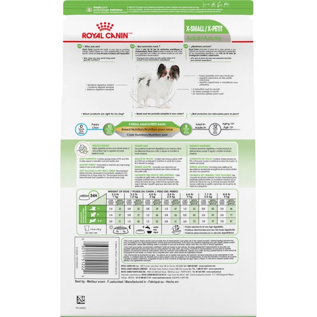 ROYAL CANIN® X-Small Adult Sausā barība ļoti maza izmēra pieaugušiem suņiem, 0,5kg