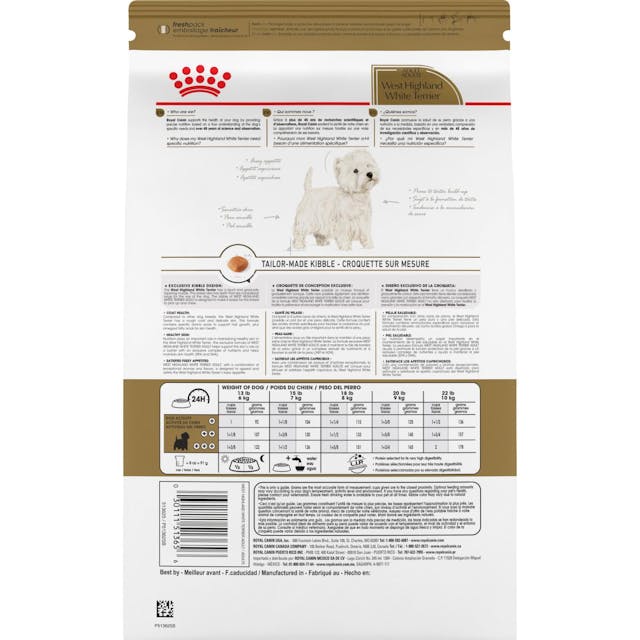ROYAL CANIN® West Highland White Terrier Adult Dry Dog Food, 0,5kg