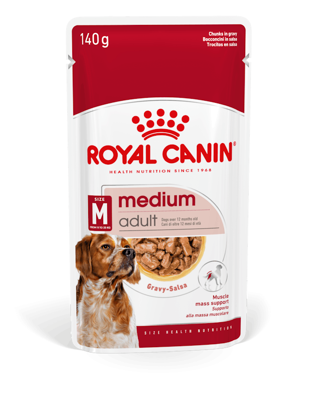 ROYAL CANIN® Medium Adult Sauce, Wet Dog Food, 140g