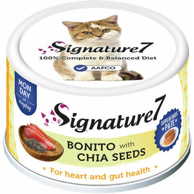 Signature 7 Bonito Tuna with Chia Pate 80g - konservi kaķiem