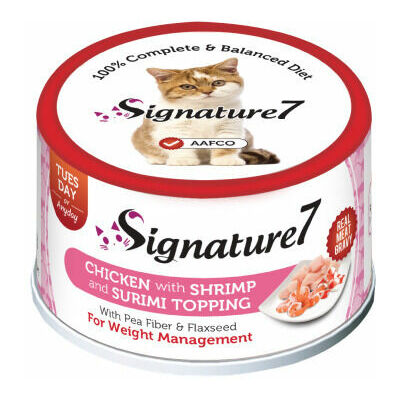 Signature 7 Chicken with Shrimp & Surimi 70g - konservi kaķiem