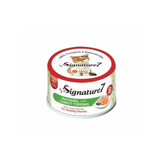 Signature 7 Mackerel with Carrot 70g - konservi kaķiem