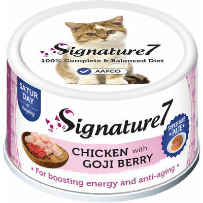 Signature 7 Chicken with Goji Pate 80g - konservi kaķiem