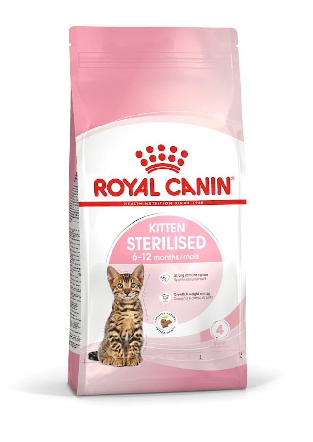 ROYAL CANIN® Kitten Sterilised Dry Cat Food, 2kg