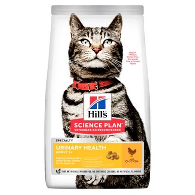 HILL'S SCIENCE PLAN Feline Adult Urinary Health Dry Cat Food With Chicken, 300g