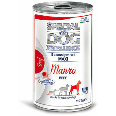 SPECIAL DOG Excellence MAXI chunkies Adult with Beef Wet Dog Food, 1.275 kg