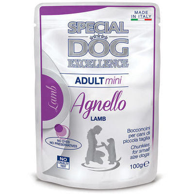 SPECIAL DOG Excellence pouches adult Mini with lamb, 100 g