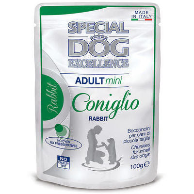 SPECIAL DOG Excellence pouches adult Mini with rabbit, 100 g