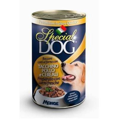 Special Dog Wet Dog Food with Turkey and Chicken Meat Chunks, 1,275 kg