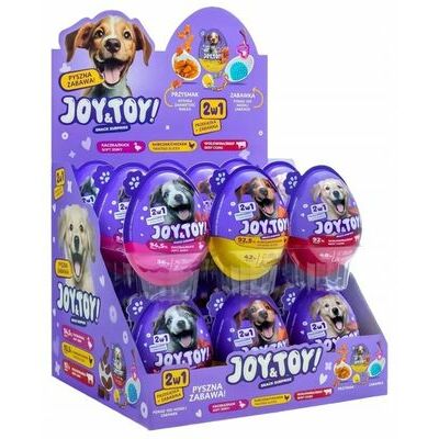 JOY&TOY! Dog Suprise Egg With Chicken, Duck, Beef, 18pcs