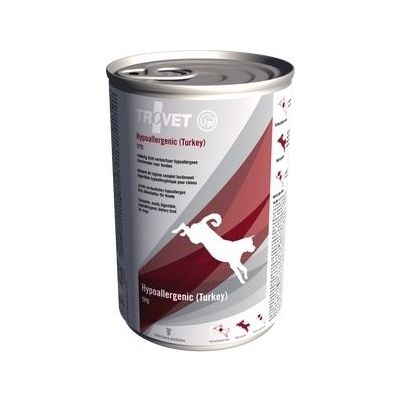 Trovet Hypoallergenic (Turkey) dog 400 g TPD - konservi suņiem