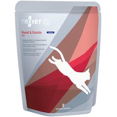 Trovet Renal & Oxalate (Chicken) cat 85 g Pouch RID - konservi kaķiem