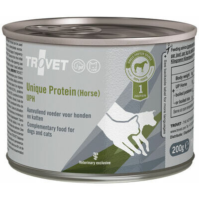 Trovet Unique Protein (Horse) dog/cat 200g / UPH - konservi suņiem un kaķiem