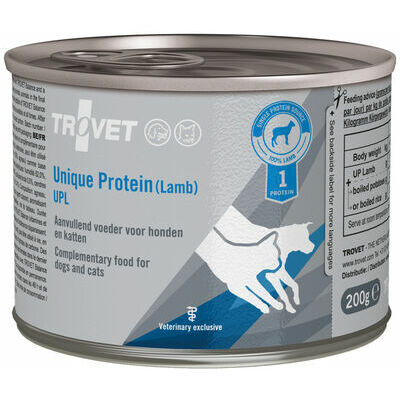 Trovet Unique Protein (Lamb) dog/cat 200g / UPL - konservi suņiem un kaķiem