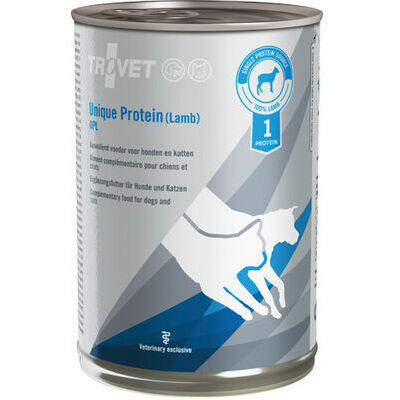 Trovet Unique Protein (Lamb) dog/cat 400g / UPL - konservi suņiem un kaķiem