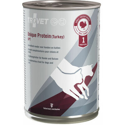 Trovet Unique Protein (Turkey) dog/cat 400g / UPT