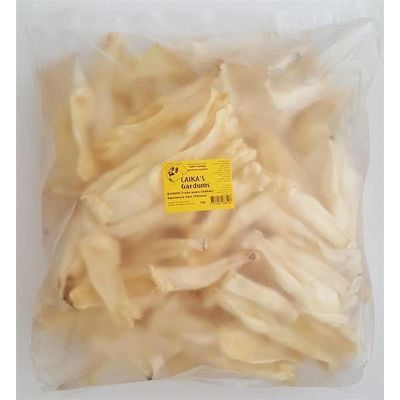 "Laikas Gardums" Rabbit Ears (White), 1kg Treats for Dogs