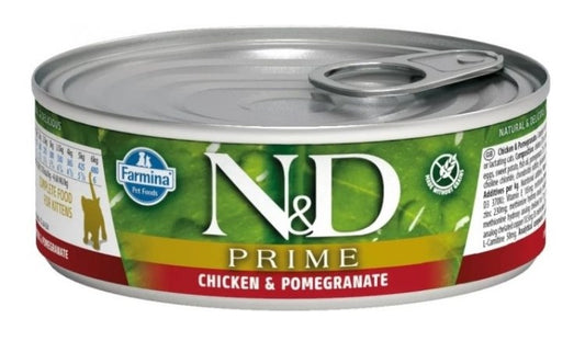 Farmina N&D Cat Prime Chicken Pomogranate Wet Kitten Food, 70g