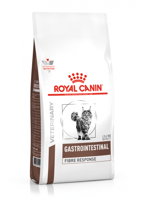 ROYAL CANIN® Veterinary Fibre Response Cat Sausā barība kaķiem gremošanas sistēmai, 0,4kg