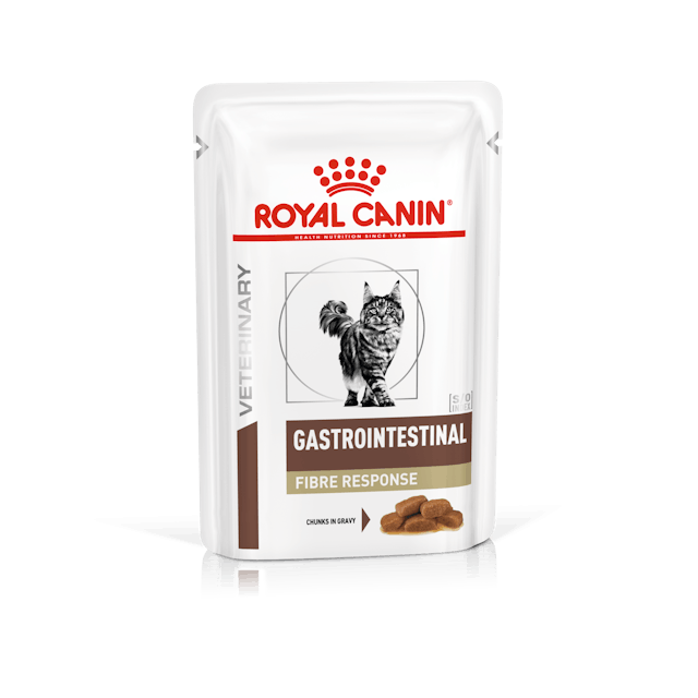 ROYAL CANIN® Veterinary Gastrointestinal Fibre Response Thin Slices In Gravy Cat Wet Food, 85g