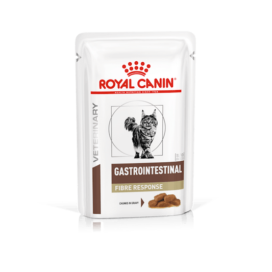 ROYAL CANIN® Veterinary Gastrointestinal  Fibre Response Thin Slices In Gravy Mitrā barība kaķiem gremošanas traucējumiem, 85g