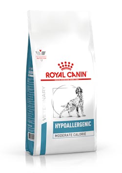 ROYAL CANIN® Veterinary Diet Hypoallergenic Moderate Calorie Dog Dry Food With Poultry, 1,5kg