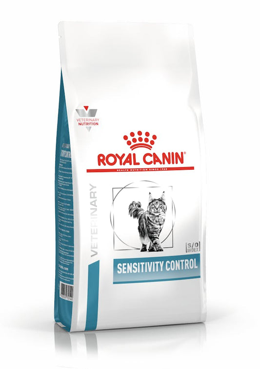 ROYAL CANIN® Veterinary Senistivity Control Sausā barība jūtīgiem kaķiem ar pīli, 0,4kg