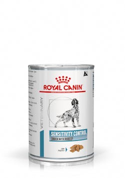 ROYAL CANIN® Veterinary Diet Sensitivity Control Alimento Húmedo para Perros de Pato con Arroz, 410g