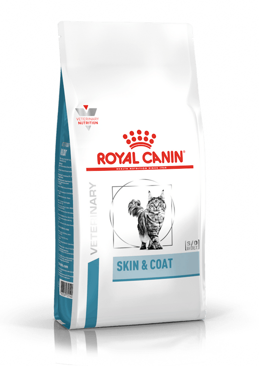 ROYAL CANIN® Veterinary SKIN & COAT Sausā barība kaķiem ar mājputna gaļu ādai un spalvai, 3,5kg