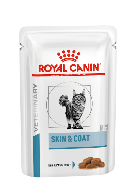 ROYAL CANIN® Veterinary Cat Skin & Coat Thin Slices In Gravy, 85g