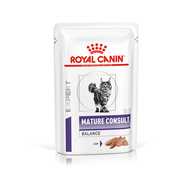 ROYAL CANIN® Veterinary Cat Mature Consult Balance Loaf Wet Cat Food, 85g