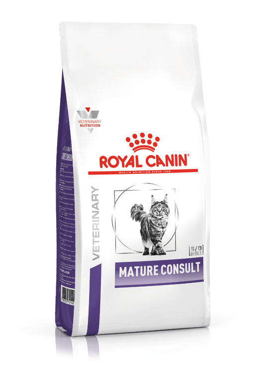 ROYAL CANIN® Veterinary Mature Consult Cat Sausā barība kaķiem, senioriem ar mājputna gaļu, 3,5kg