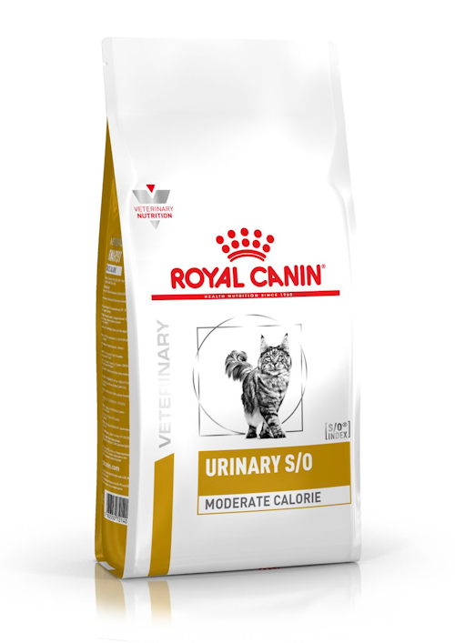 ROYAL CANIN® Veterinary Urinary S/O mit moderatem Kaloriengehalt Trockenfutter für Katzen, 1,5 kg