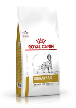 ROYAL CANIN® Veterinary Diet Urinary S/O Croquettes pour Chien à Calories Modérées à la Volaille, 1,5kg