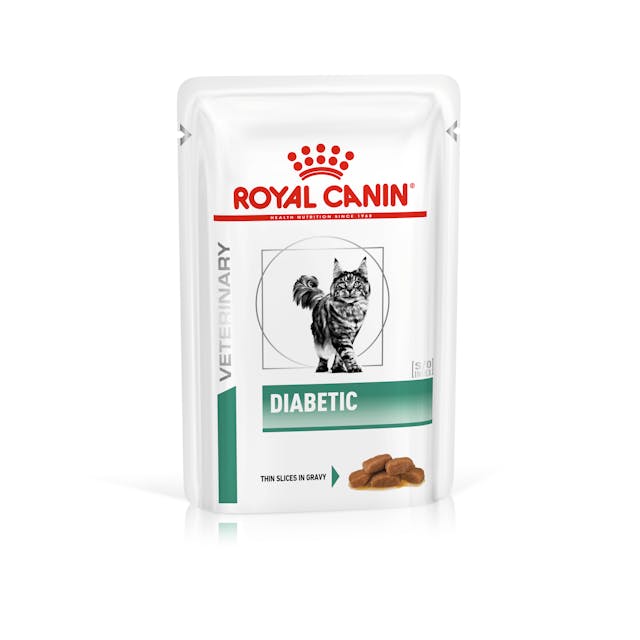 ROYAL CANIN® Veterinary Diabetic Thin Slices In Gravy Wet Cat Food, 85 g