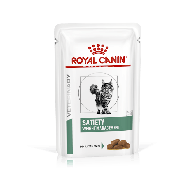 ROYAL CANIN® Veterinary Satiety Weight Management Mitrā barība kaķiem svara kontrolei, 85g