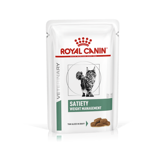 ROYAL CANIN® Veterinary Satiety Weight Management Pouch Cat Wet Food, 85g