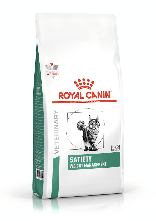 ROYAL CANIN® Veterinary Satiety Weight Management Cat Sausā barība kaķiem ar mājputna gaļu svara kontrolei, 3,5kg
