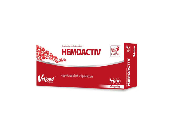 Vetfood HemoActiv Kapsulas Suņiem un Kaķiem, N60