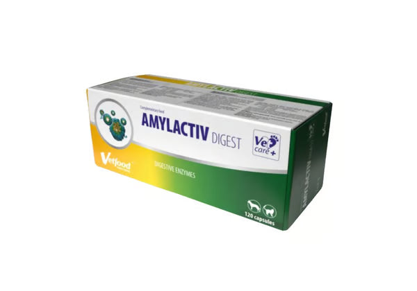 Amylactiv Digest Supplement For Dogs, Cats, N120