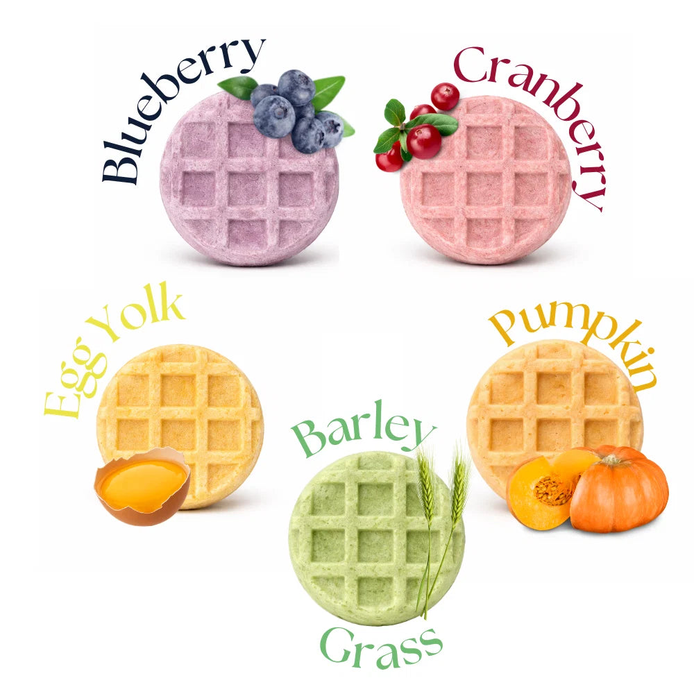 Dr Malou Freeze-Dried Meat Waffles for Cats - Mixed Flavours, 60 g