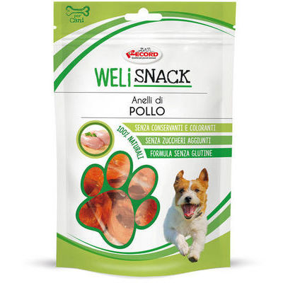 WELISNACK Chicken Rings 75g Treats for Dogs