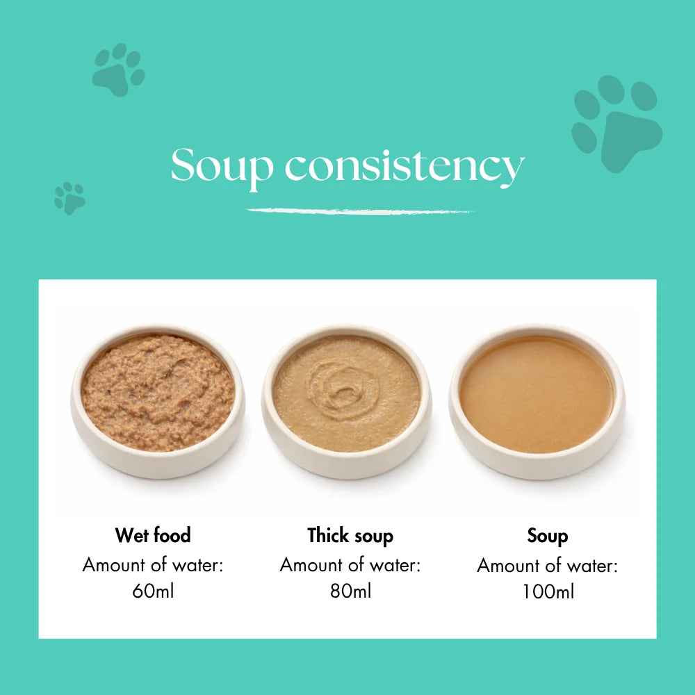 Dr Malou Freeze-Dried Soup for Cats with Chicken & Barley Grass, 12 g