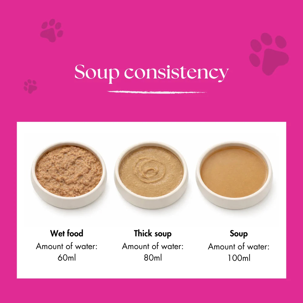 Dr Malou Freeze-Dried Soup for Cats with Chicken & Cranberries Urinary, 12 g
