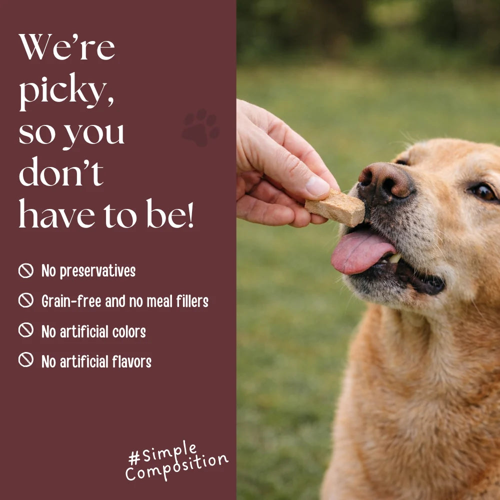 Dr Malou Freeze-Dried Meat Chunks with Lamb for Dogs, 50g