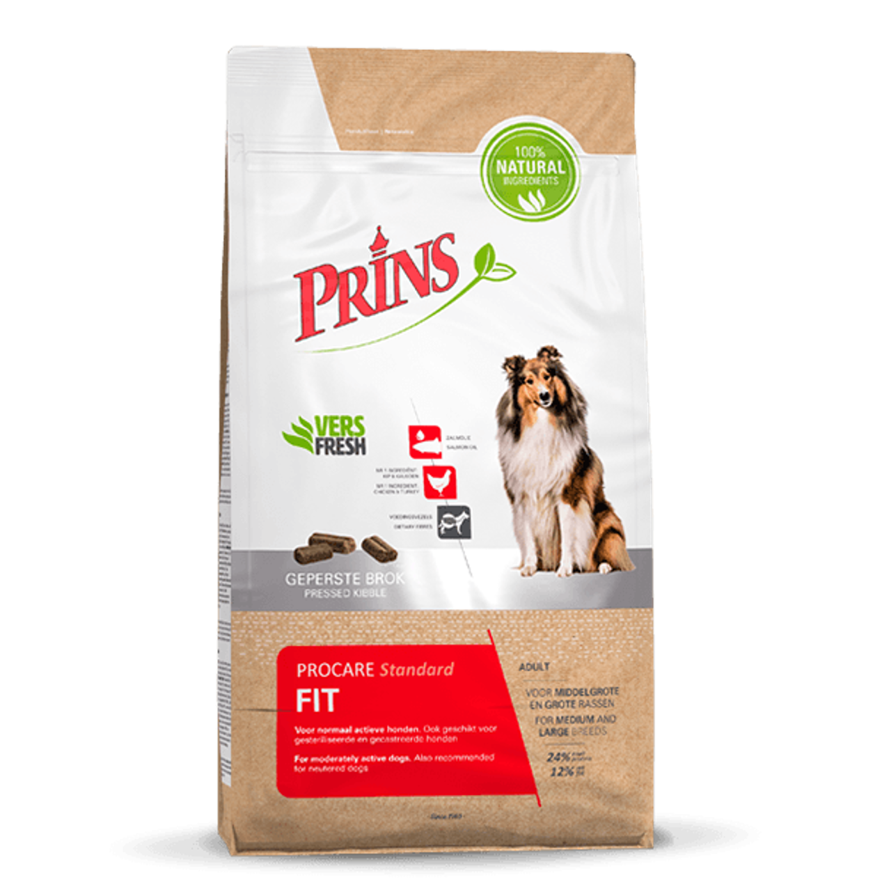 Prins ProCare STANDARD FIT Dry Dog Food With Chicken, 20kg