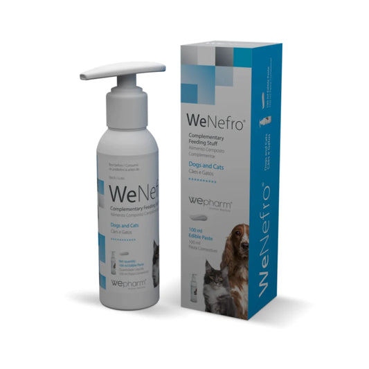 Wepharm® WeNefro® suspensija hronisku nieru slimības gadījumā iekšķīgai lietošanai kaķiem un suņiem, 100 ml