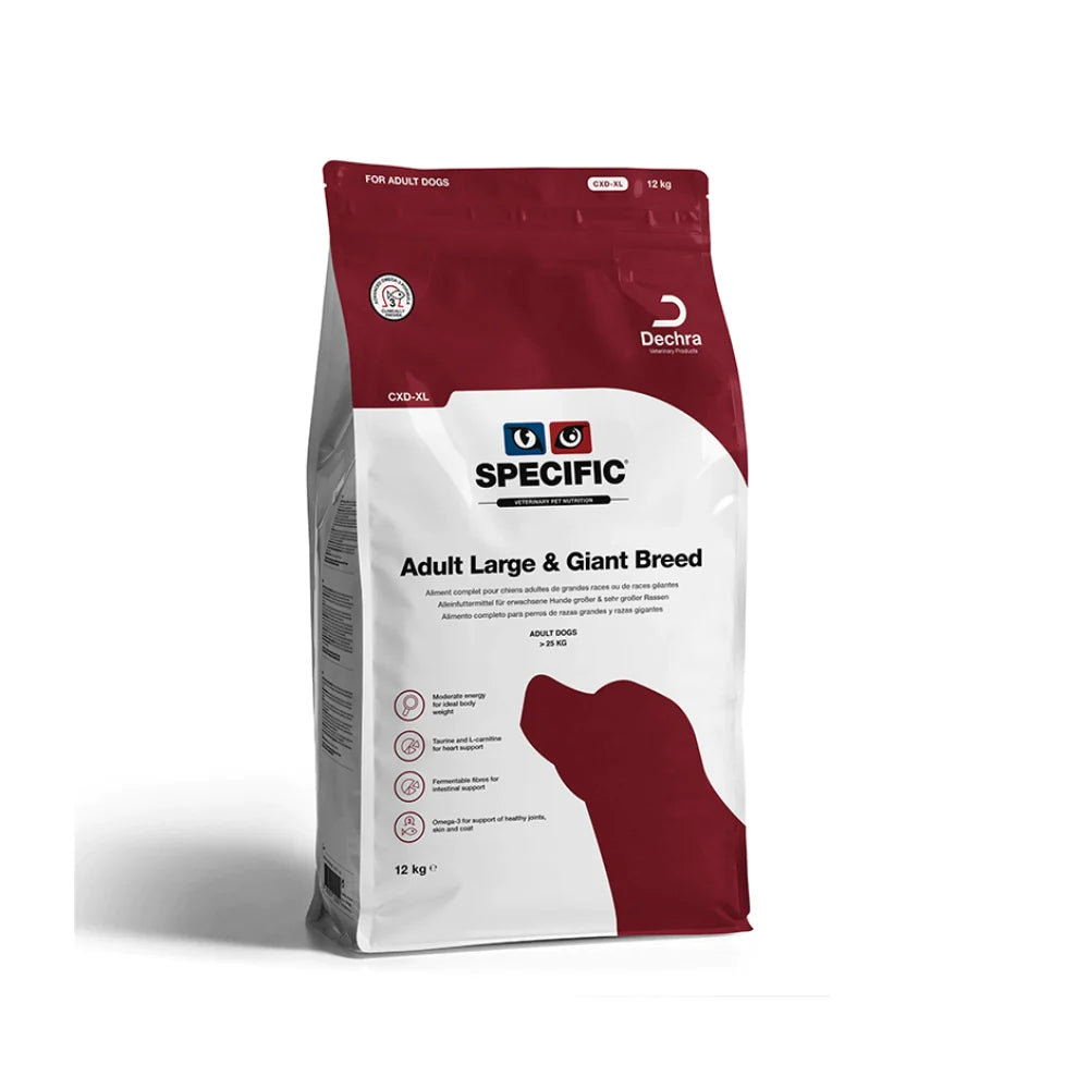 SPECIFIC™ CXD-XL Adult Large & Giant Breed Trockenfutter für Hunde mit Fisch, 4 kg